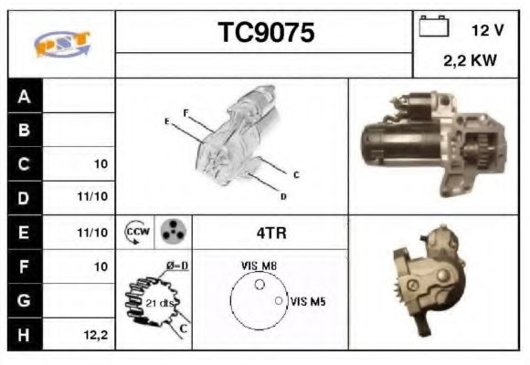 Стартер SNRA TC9075