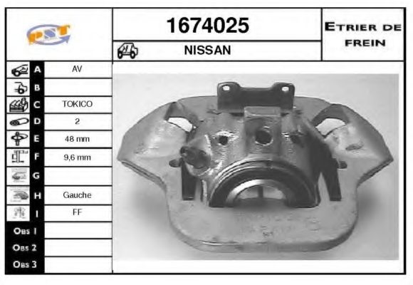 Тормозной суппорт BUDWEG CALIPER 34972