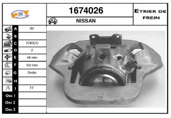 Тормозной суппорт BUDWEG CALIPER 34973
