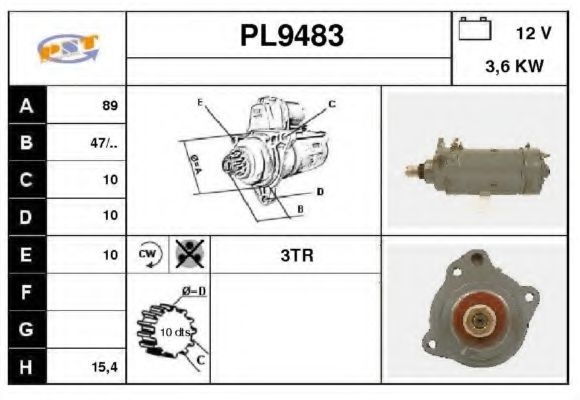 Стартер HELLA CS695