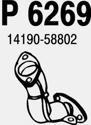 Труба выхлопного газа FENNO 6269