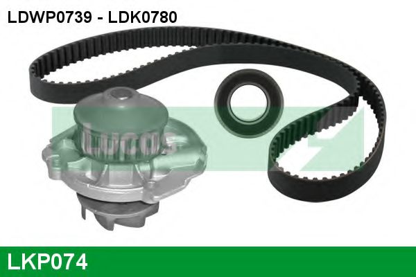 Водяной насос + комплект зубчатого ремня LUCAS ENGINE DRIVE LKP074