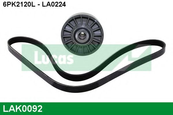 Поликлиновой ременный комплект LUCAS ENGINE DRIVE LAK0092