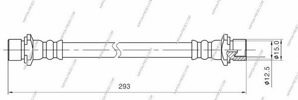 Тормозной шланг NPS T370A150