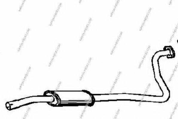 Система выпуска ОГ NPS M430A129