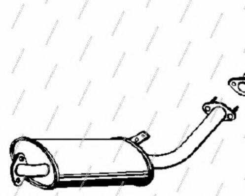 Система выпуска ОГ NPS N430N79