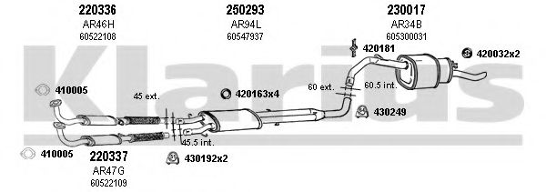 Система выпуска ОГ KLARIUS 030068E