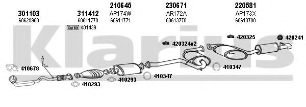 Система выпуска ОГ KLARIUS 030156E