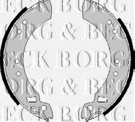 Комплект тормозных колодок BORG & BECK BBS6158