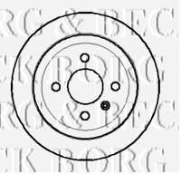 Тормозной диск BORG & BECK BBD4187