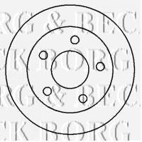 Тормозной диск BORG & BECK BBD4304