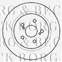 Тормозной диск BORG & BECK BBD4376