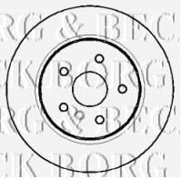 Тормозной диск BORG & BECK BBD4408