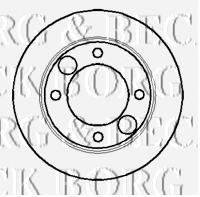 Тормозной диск BORG & BECK BBD4536