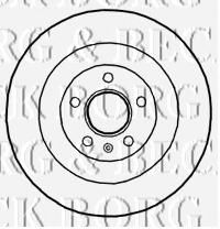 Тормозной диск BORG & BECK BBD4690