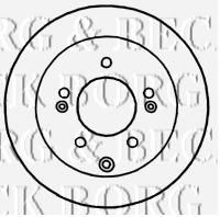Тормозной диск BORG & BECK BBD4795