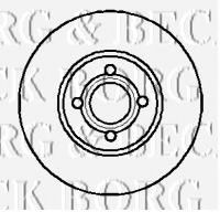 Тормозной диск BORG & BECK BBD4973