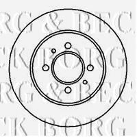 Тормозной диск BORG & BECK BBD5101