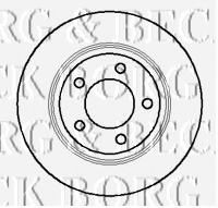 Тормозной диск BORG & BECK BBD5117