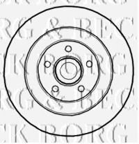 Тормозной диск BORG & BECK BBD5839S