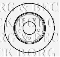 Тормозной диск BORG & BECK BBD4017