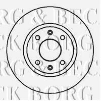 Тормозной диск BORG & BECK BBD4078