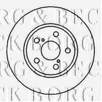 Тормозной диск BORG & BECK BBD4103