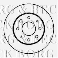 Тормозной диск BORG & BECK BBD4159