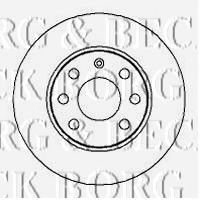Тормозной диск BORG & BECK BBD4258