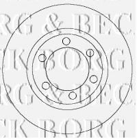 Тормозной диск BORG & BECK BBD4367