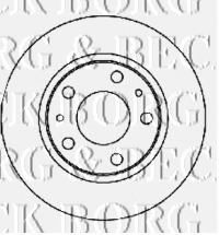 Тормозной диск BORG & BECK BBD4412