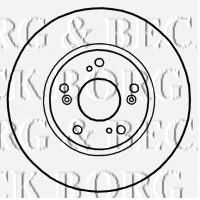 Тормозной диск BORG & BECK BBD4660