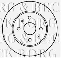 Тормозной диск BORG & BECK BBD4698