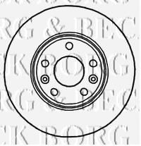 Тормозной диск BORG & BECK BBD4780