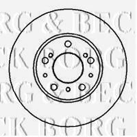 Тормозной диск BORG & BECK BBD4881