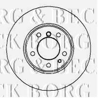 Тормозной диск BORG & BECK BBD4896