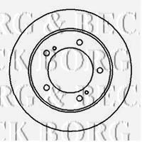 Тормозной диск BORG & BECK BBD4927