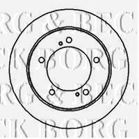 Тормозной диск BORG & BECK BBD5028