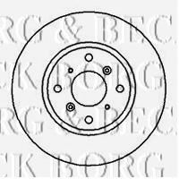 Тормозной диск BORG & BECK BBD5090