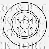 Тормозной диск BORG & BECK BBD5145