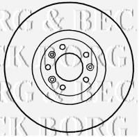 Тормозной диск BORG & BECK BBD5774S