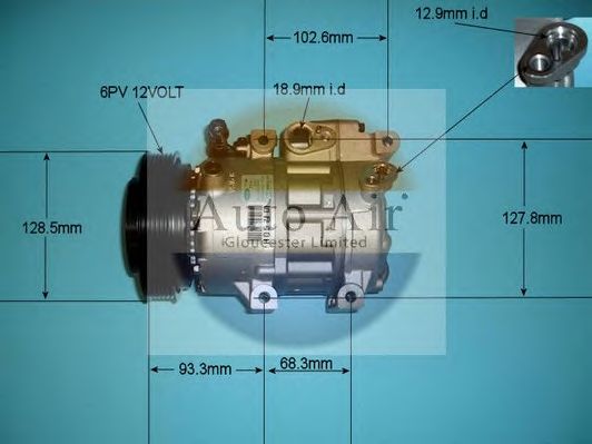 Компрессор, кондиционер AUTO AIR GLOUCESTER 14-1458