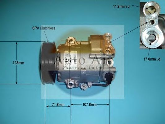 Компрессор, кондиционер AUTO AIR GLOUCESTER 141015
