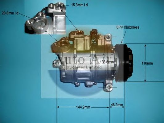 Компрессор, кондиционер AUTO AIR GLOUCESTER 14-9751