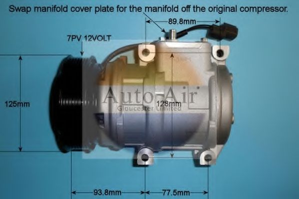 Компрессор, кондиционер AUTO AIR GLOUCESTER 14-0257P