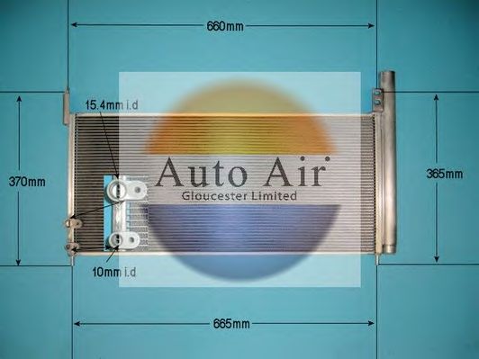 Конденсатор, кондиционер AUTO AIR GLOUCESTER 16-8919