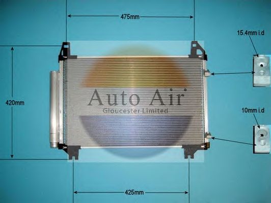 Конденсатор, кондиционер AUTO AIR GLOUCESTER 16-9956
