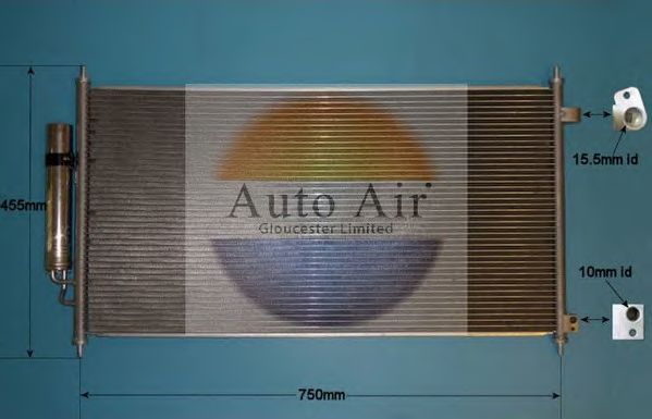 Конденсатор, кондиционер AUTO AIR GLOUCESTER 16-0013