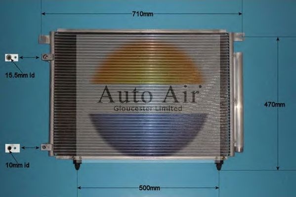 Конденсатор, кондиционер AUTO AIR GLOUCESTER 16-1083