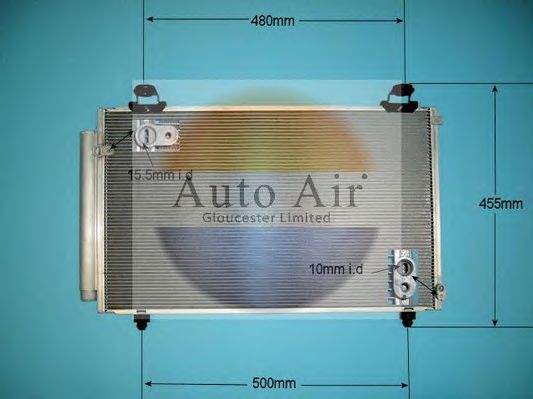 Конденсатор, кондиционер AUTO AIR GLOUCESTER 16-1349